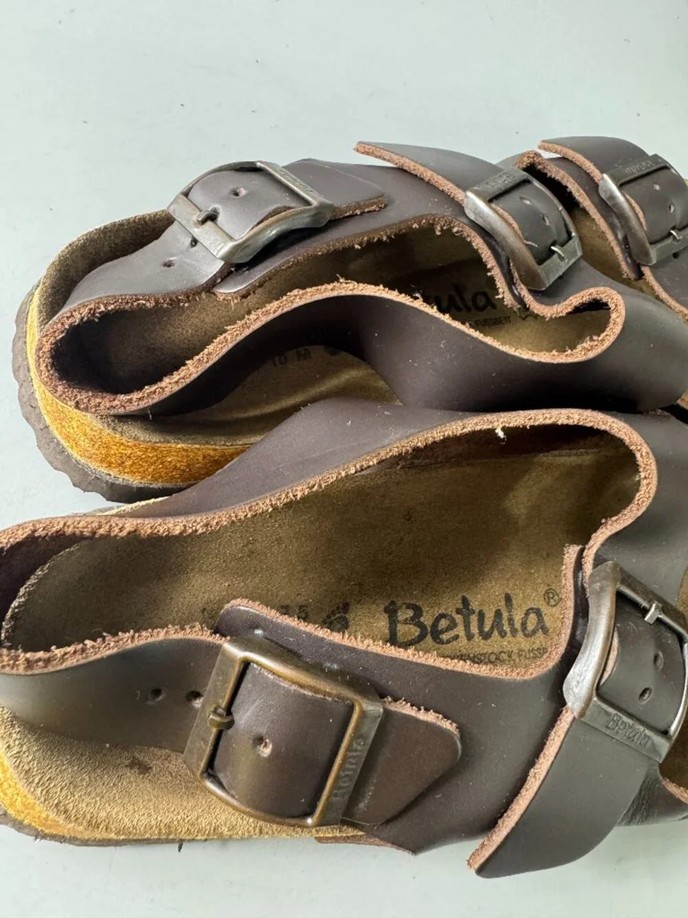 Betula by Birkenstock Milano Oiled Leather Sandals, Size 41